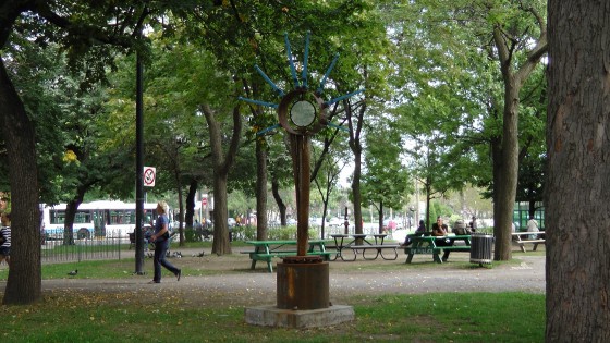 A sculpture by Glen Le Mesurier in Arcane de mer at Cabot Square. A sculpture by Glen Le Mesurier in Arcane de mer at Cabot Square.