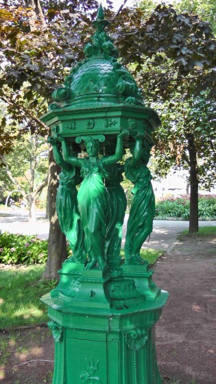Wallace Fountain by Charles-Auguste Lebourg