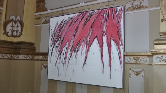 Tarozita By Jacques Hurtubise. Oil on Canvas, 1977 64" x 80"