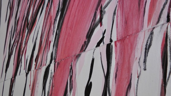 Detail of Tarozita By Jacques Hurtubise. Oil on Canvas, 1977 64" x 80"