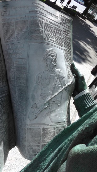 Detail of Catching Up by J. Seward Johnson