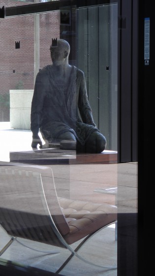 Bronze no. 91 by Hanneke Beaumont in the lobby of Westmount Square
