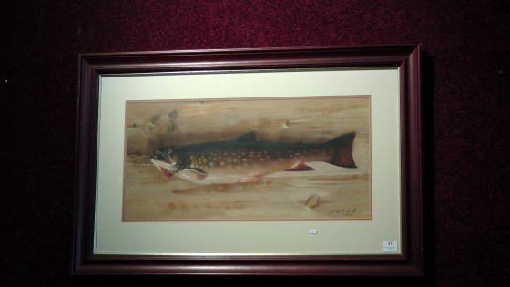 A pastel painting on paper by Marc-Aurèle de Foy Suzor-Coté