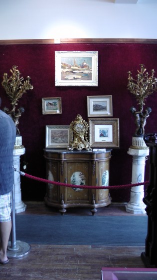 The altar with all the expensive pieces
