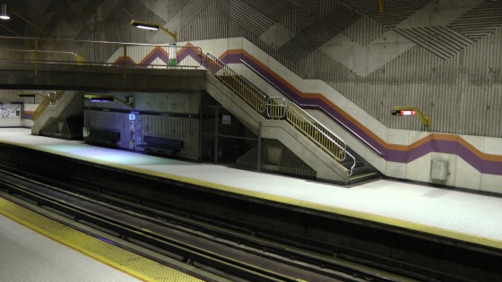 The view across the platform. The view across the platform.