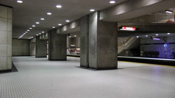 The view on the platform. The view on the platform.