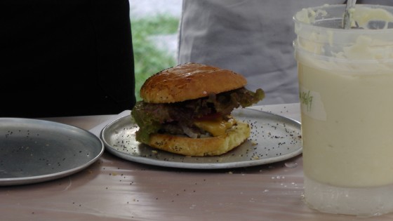 Cheeseburger from Nouveau Palais. Cheeseburger from Nouveau Palais.