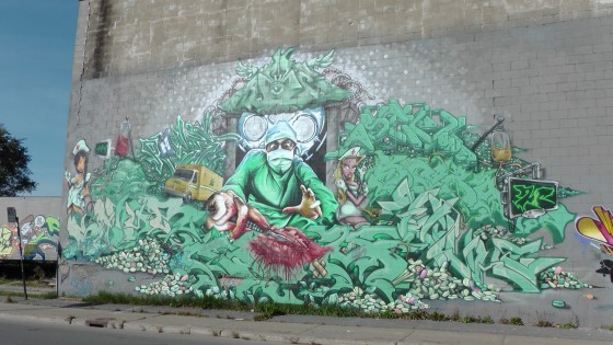 Last year's piece by the artists who did the Epic Meal Time boys this year.