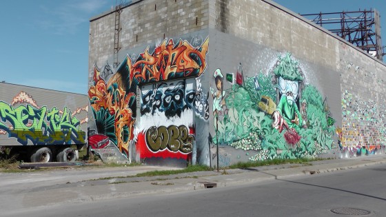 The gasmask is pretty cool, and Cope2 is some kind of graffiti vedette.