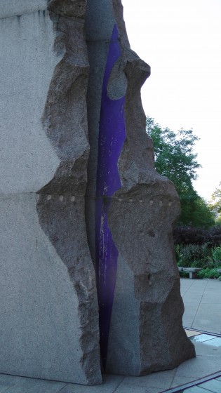 Detail of Obélisque en hommage à Charles de Gaulle by Olivier Debré