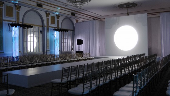 Empty room at Le Windsor before the Lundström fashion show to benefit the Colorectal Cancer Association of Canada Empty room at Le Windsor before the Lundström fashion show to benefit the Colorectal Cancer Association of Canada