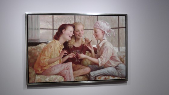 Stamford  after Brunch by John Currin