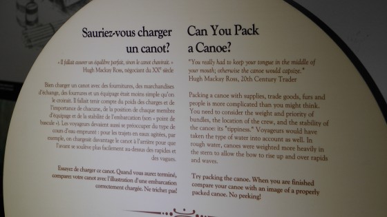 Teaching how to pack a canoe. Teaching how to pack a canoe.