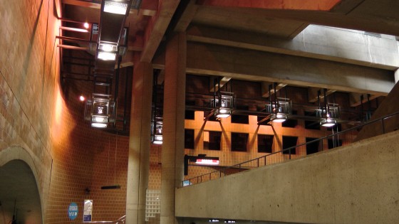 The view from the mezzanine.