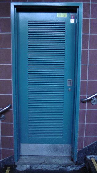 Door from the southern entrance.