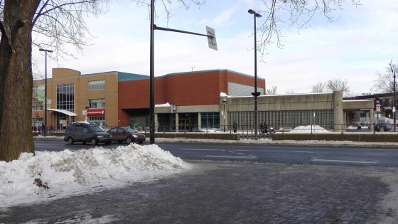 The northern entrance viewed from the southern entrance.