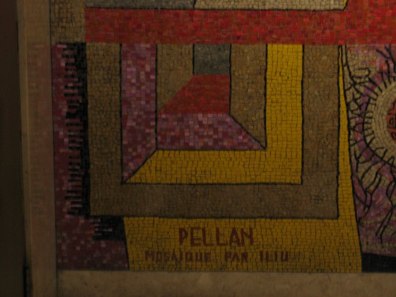 Alfred Pellan mosaic at 1450 City Councillors Alfred Pellan mosaic at 1450 City Councillors