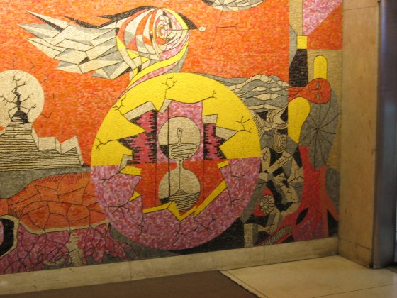 Alfred Pellan mosaic at 1450 City Councillors Alfred Pellan mosaic at 1450 City Councillors