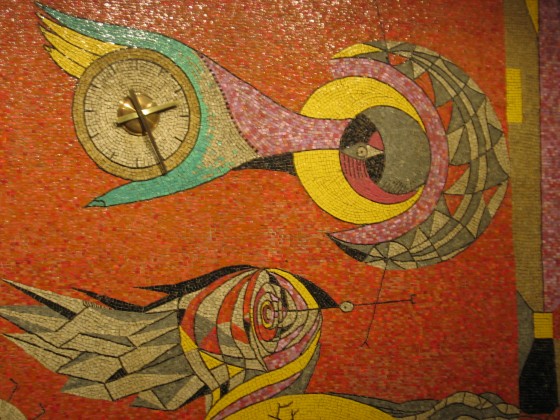 Alfred Pellan mosaic at 1450 City Councillors Alfred Pellan mosaic at 1450 City Councillors