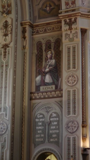 Interior of the Chapelle Notre-Dame-de-Lourdes. Interior of the Chapelle Notre-Dame-de-Lourdes.