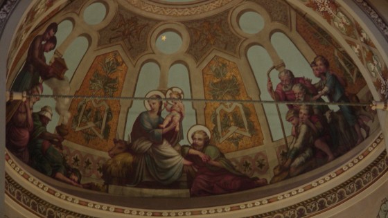 Interior of the Chapelle Notre-Dame-de-Lourdes. Interior of the Chapelle Notre-Dame-de-Lourdes.