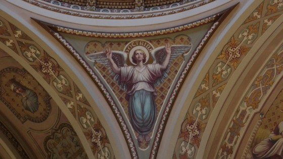Interior of the Chapelle Notre-Dame-de-Lourdes. Interior of the Chapelle Notre-Dame-de-Lourdes.