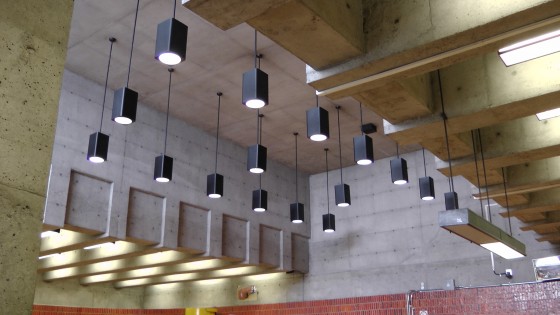 The light fixtures at the Métro Charlevoix The light fixtures at the Métro Charlevoix