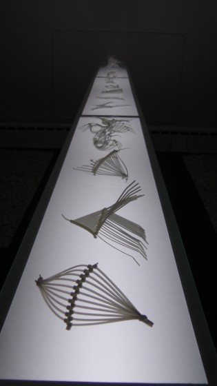 Elisabeth Picard, Constructions, 2011, zip ties, glass, painted steel, fluorescent tubes, 48" x 147" x 10" Elisabeth Picard, Constructions, 2011, zip ties, glass, painted steel, fluorescent tubes, 48" x 147" x 10"