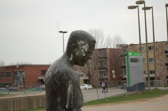 Jackie Robinson Statue by Jules Lasalle at the Olympic Stadium Jackie Robinson Statue by Jules Lasalle at the Olympic Stadium