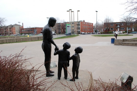 Jackie Robinson Statue by Jules Lasalle at the Olympic Stadium Jackie Robinson Statue by Jules Lasalle at the Olympic Stadium