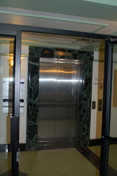 An elevator in Montreal An elevator in Montreal