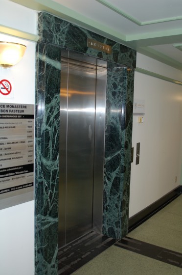 An elevator in Montreal An elevator in Montreal