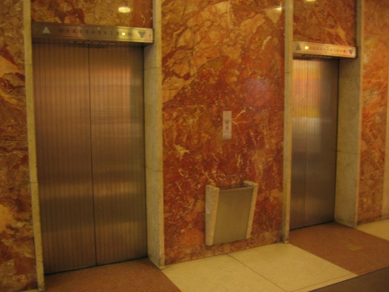 An elevator in Montreal An elevator in Montreal