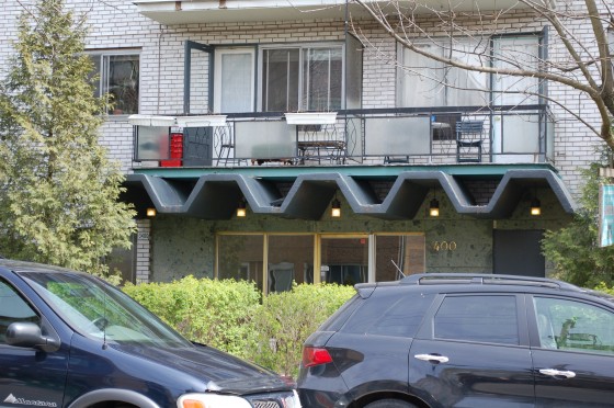 Cool Montreal Apartment Building Awning