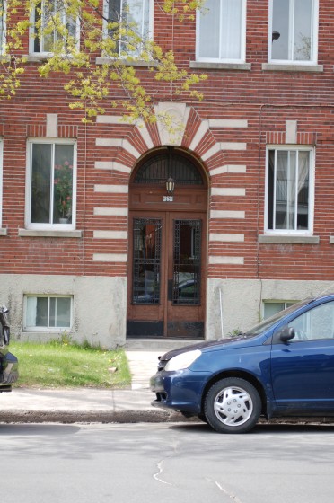 Cool Montreal Apartment Building Entrance