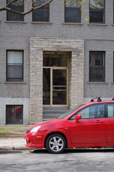 Cool Montreal Apartment Building Entrance