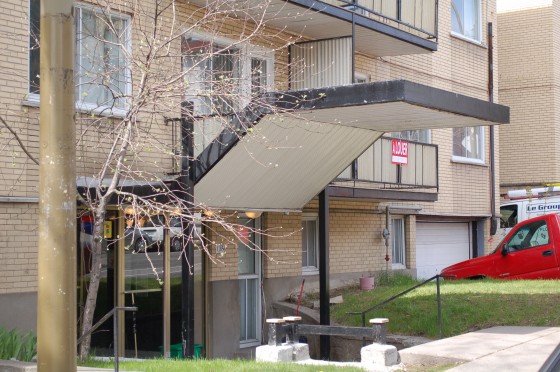 Cool Montreal Apartment Building Awning