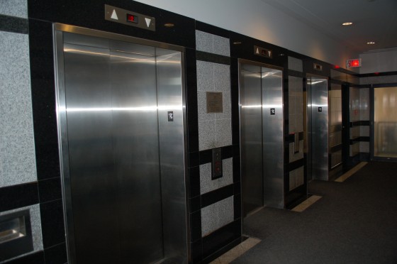 An elevator in Montreal An elevator in Montreal