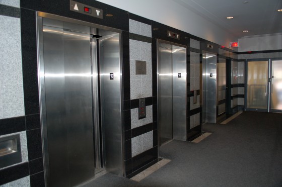 An elevator in Montreal An elevator in Montreal