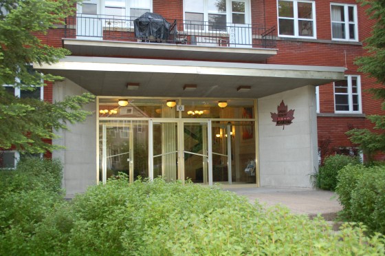 Cool Montreal Apartment Building Entrance