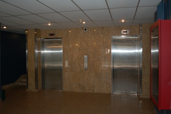 An elevator in Montreal An elevator in Montreal