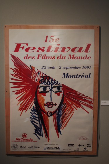 Poster for the 15th Montreal World Film Festival by Federico Fellini Poster for the 15th Montreal World Film Festival by Federico Fellini