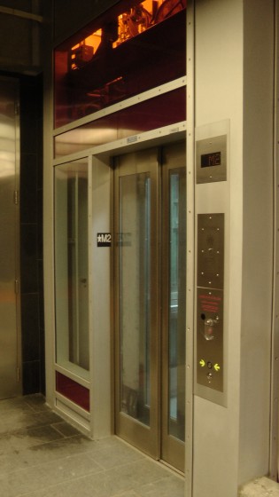 An elevator in Montreal An elevator in Montreal