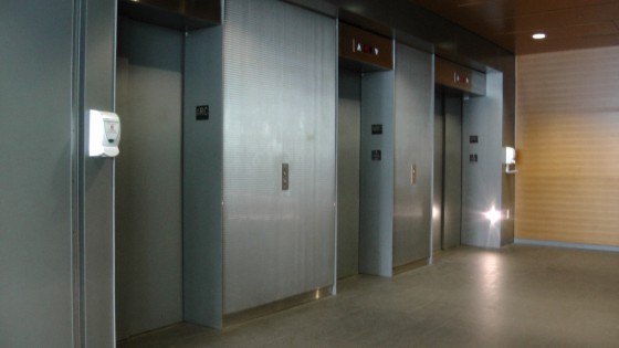 An elevator in Montreal An elevator in Montreal