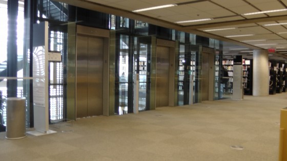 An elevator in Montreal An elevator in Montreal