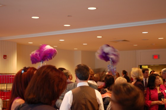 Fancy hats at the cocktails for the Table of Hope Fancy hats at the cocktails for the Table of Hope