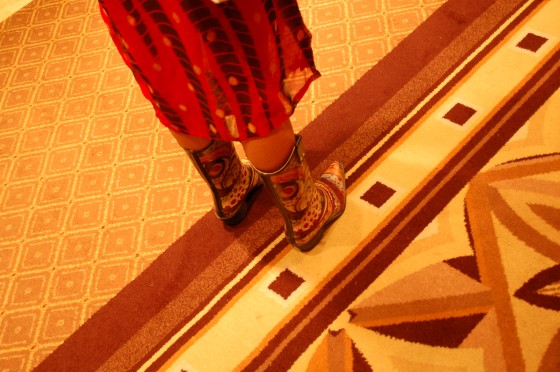 The shoes at the Table of Hope. The shoes at the Table of Hope.