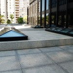The skylights on the Westmount Square Plaza