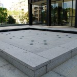 The fountain on the Westmount Square Plaza