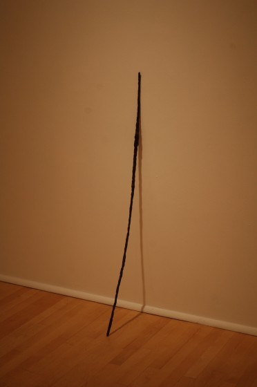 Jana Sterbak Spare Spine, 1983, Bronze, 60" x 1" x 1"